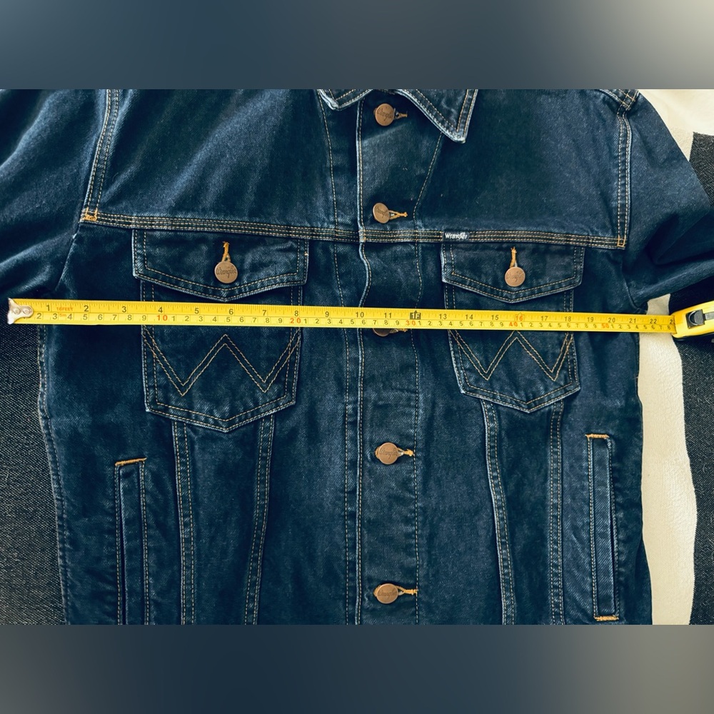 Wrangler Vintage Men's Dark Blue Denim Jacket - Picture 2 of 8